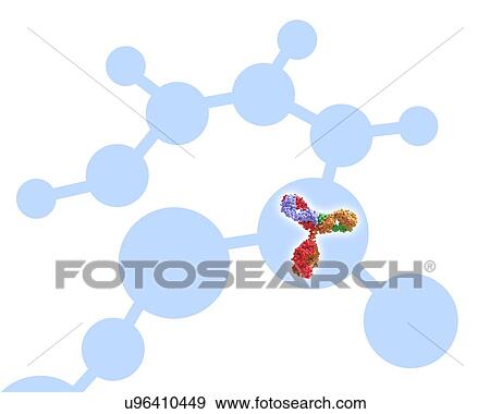 Stock Photo - Molecule, illustration. Fotosearch