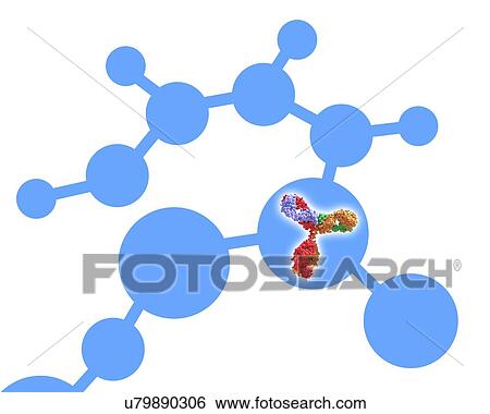 Stock Photograph - Molecule, illustration. Fotosearch