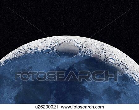 Stock Image - Moon, illustration. Fotosearch