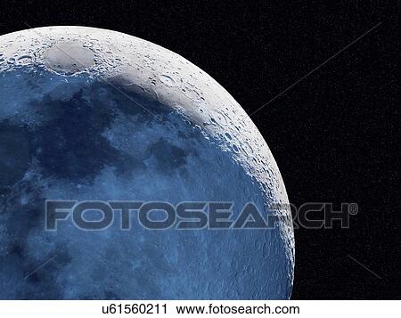 Stock Image - Moon, illustration. Fotosearch