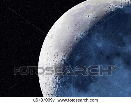 Stock Photo - Moon, illustration. Fotosearch
