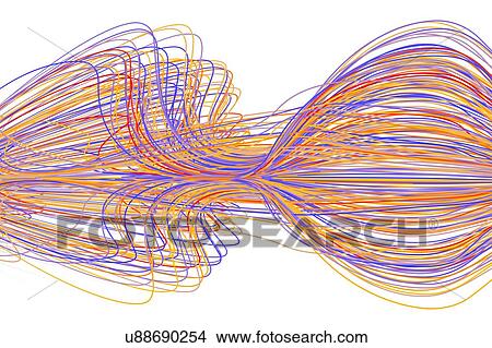 Multicoloured lines, artwork View Large Photo Image Picture - Multicoloured lines, artwork. Fotosearch