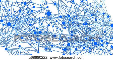 Stock Image - Network, illustration. Fotosearch