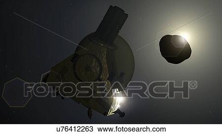 Stock Image - New Horizons Encounters 2014 MU69. Fotosearch