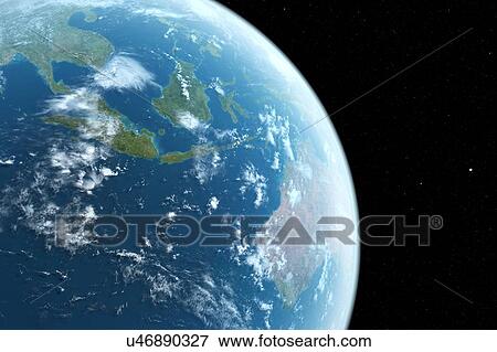 Stock Photo - Planet Earth, illustration. Fotosearch