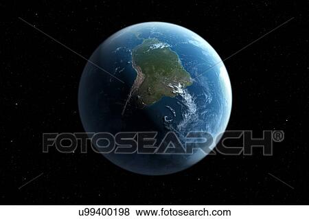 Stock Photo - Planet Earth, illustration. Fotosearch