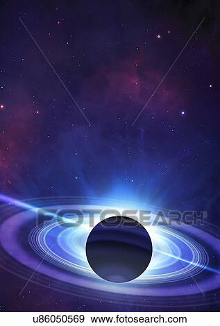 Stock Photo - Planet of PSR B1257+12. Fotosearch