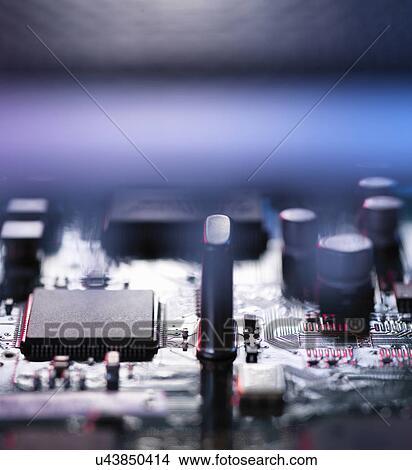 Picture - Printed circuit board. Fotosearch