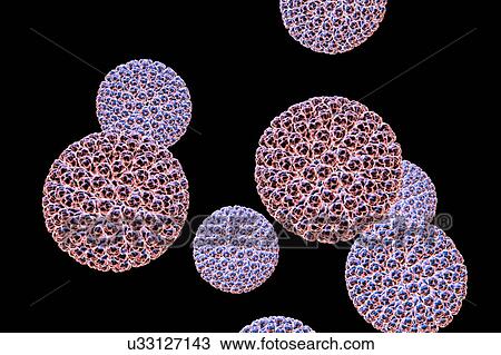 Stock Image - Rotavirus particle, illustration. Fotosearch