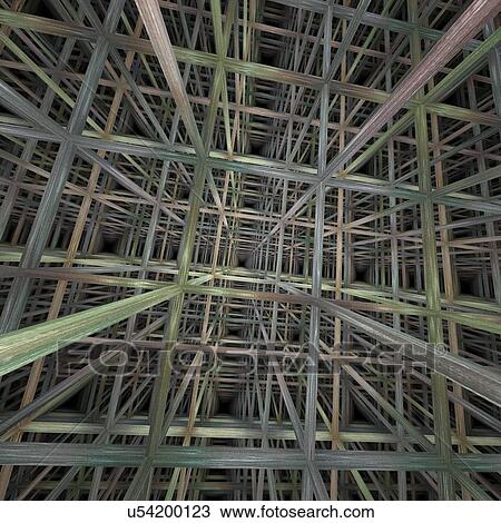 Stock Image - Vast frame structure, illustration. Fotosearch