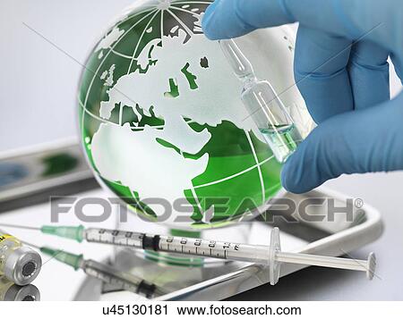 Stock Image - Worldwide pandemic, conceptual image. Fotosearch