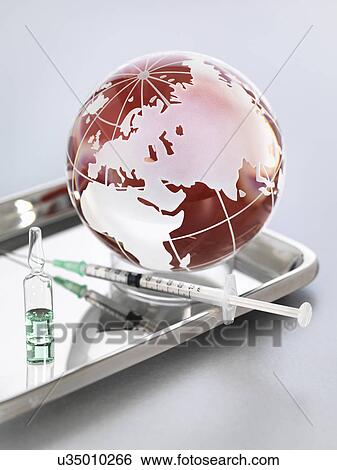 Stock Photograph - Worldwide pandemic, conceptual image. Fotosearch