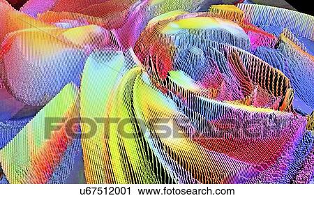 Stock Image - Abstract 3D-landscape. Fotosearch