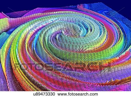 Stock Image - Abstract 3D-landscape. Fotosearch