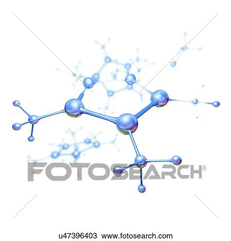 Abstract molecule model, illustration View Large Photo Image Stock Image - Abstract molecule model, illustration. Fotosearch