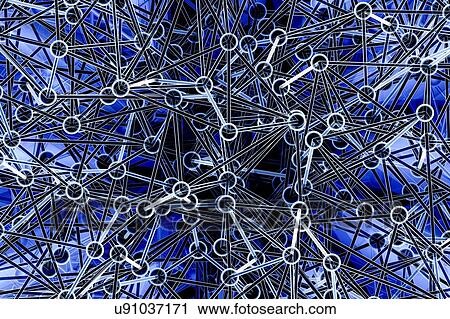 Abstract molecules network View Large Photo Image Stock Image - Abstract molecules network. Fotosearch