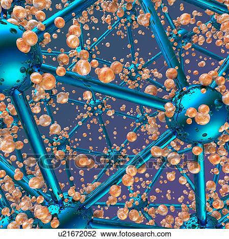 Stock Image - Atomic structure, illustration. Fotosearch