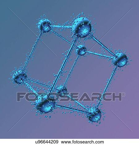 Stock Photo - Atomic structure, illustration. Fotosearch