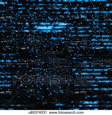 Stock Image - Computer code, illustration. Fotosearch