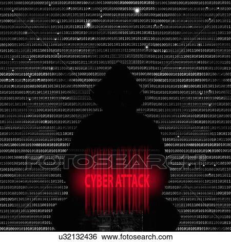Stock Photograph - Cyber attack, illustration. Fotosearch