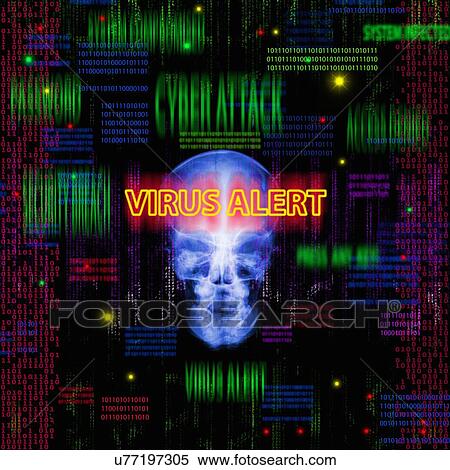 Stock Photography - Cyber attack, illustration. Fotosearch