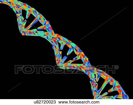 DNA strand, illustration View Large Photo Image Stock Image - DNA strand, illustration. Fotosearch
