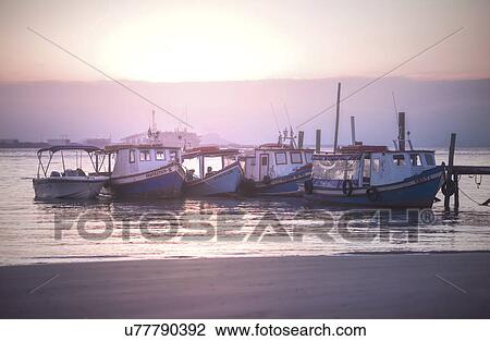 Fishing boats, Ilha Do Mel, Parana, Brazil View Large Photo Image Stock Image - Fishing boats, Ilha Do Mel, Parana, Brazil. Fotosearch