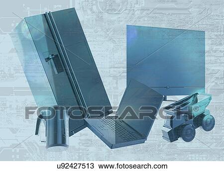 Stock Image - Generic electrical equipment. Fotosearch