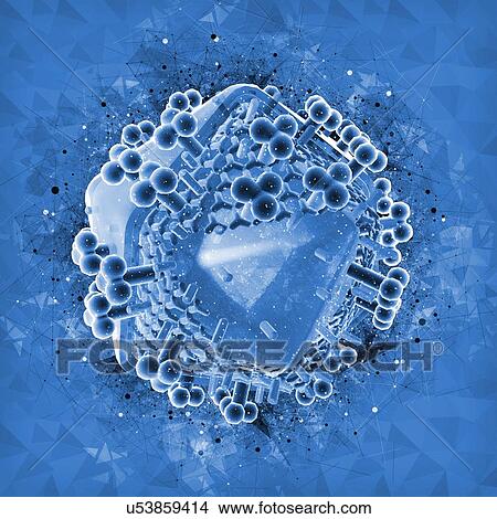 HIV virus, illustration View Large Photo Image Picture - HIV virus, illustration. Fotosearch