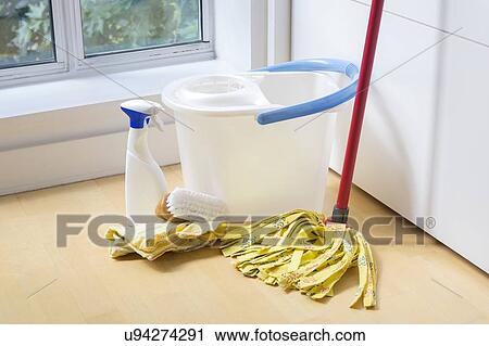 Stock Image - House cleaning. Fotosearch