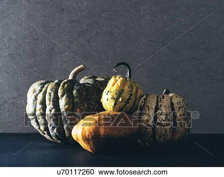 Pumpkins, studio shot View Large Photo Image Stock Image - Pumpkins, studio shot. Fotosearch