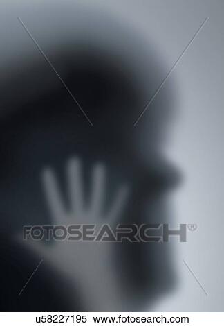 Silhouette of person's head and hand View Large Photo Image Stock Photography - Silhouette of person's head and hand. Fotosearch