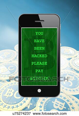 Smartphone with security message View Large Photo Image Stock Photo - Smartphone with security message. Fotosearch