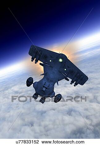 Stock Image - Space vehicle. Fotosearch
