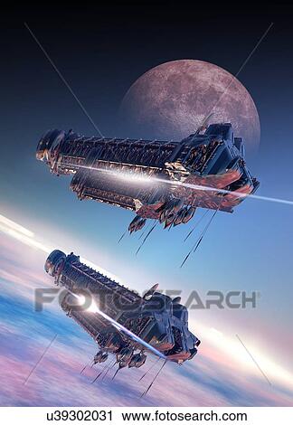 Stock Image - Space vehicles. Fotosearch