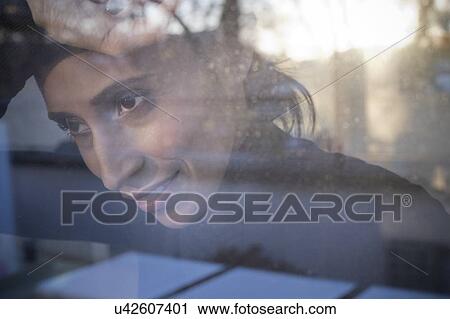 Woman smiling View Large Photo Image Stock Image - Woman smiling. Fotosearch