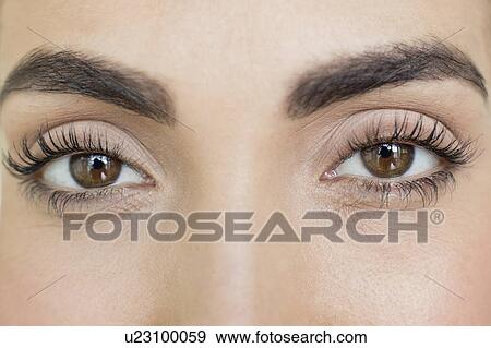 Woman with brown eyes View Large Photo Image Stock Photo - Woman with brown eyes. Fotosearch