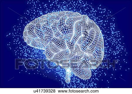 Stock Photo - Artificial brain, conceptual illustration. Fotosearch