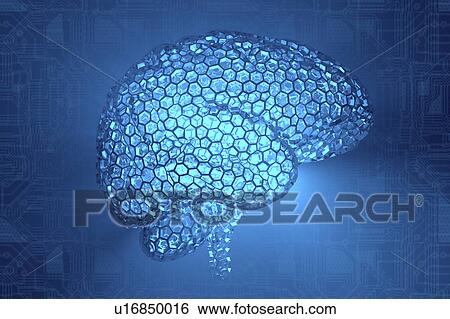 Stock Photograph - Artificial brain, conceptual illustration. Fotosearch