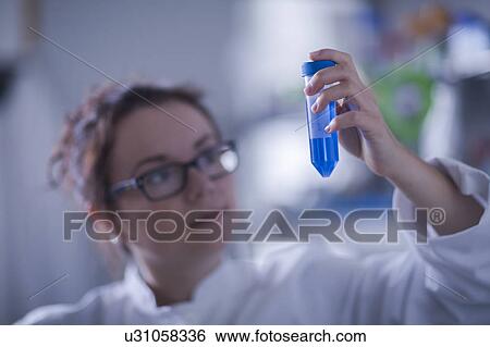 Female scientist in laboratory View Large Photo Image Stock Photograph - Female scientist in laboratory. Fotosearch