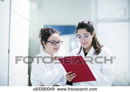 Female scientists in laboratory View Large Photo Image Stock Photo - Female scientists in laboratory. Fotosearch