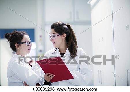 Female scientists in laboratory View Large Photo Image Stock Photo - Female scientists in laboratory. Fotosearch