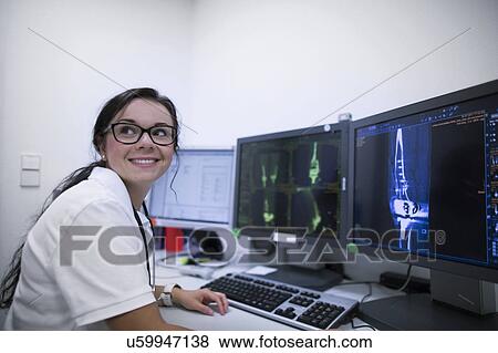 Stock Photo - Hospital radiologist. Fotosearch