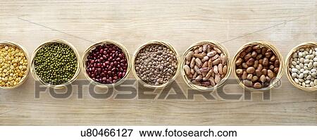 Pulses in baskets View Large Photo Image Stock Photo - Pulses in baskets. Fotosearch