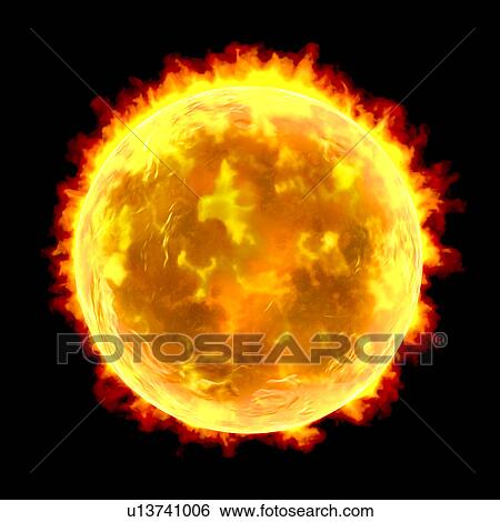 Solar activity, illustration View Large Photo Image Stock Photograph - Solar activity, illustration. Fotosearch