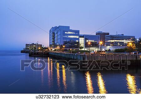 Canada, Nova Scotia, Halifax, City at dusk View Large Photo Image Stock Image - Canada, Nova Scotia, Halifax, City at dusk. Fotosearch