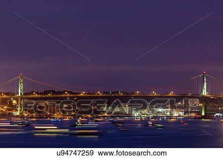 Canada, Nova Scotia, Halifax, City at dusk View Large Photo Image Stock Photo - Canada, Nova Scotia, Halifax, City at dusk. Fotosearch