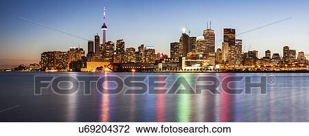 Canada, Ontario, Toronto, City reflecting in water View Large Photo Image Stock Image - Canada, Ontario, Toronto, City reflecting in water. Fotosearch