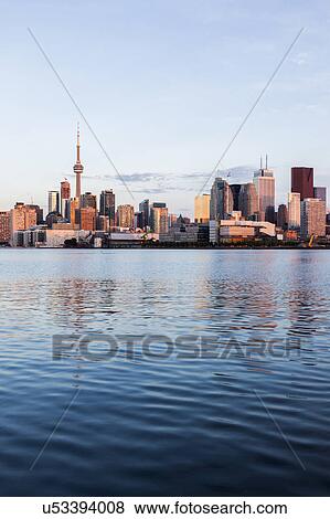 Stock Photo - Canada, Ontario, Toronto, Waterfront of Toronto. Fotosearch