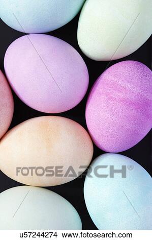 Picture - Colorful Easter eggs. Fotosearch